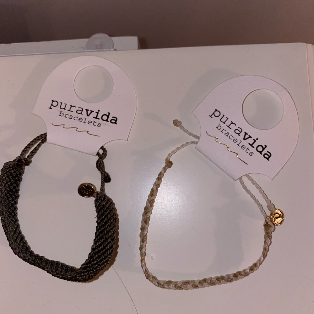 PURA VIDA:BRAND NEW adjustable set of 2 bracelets